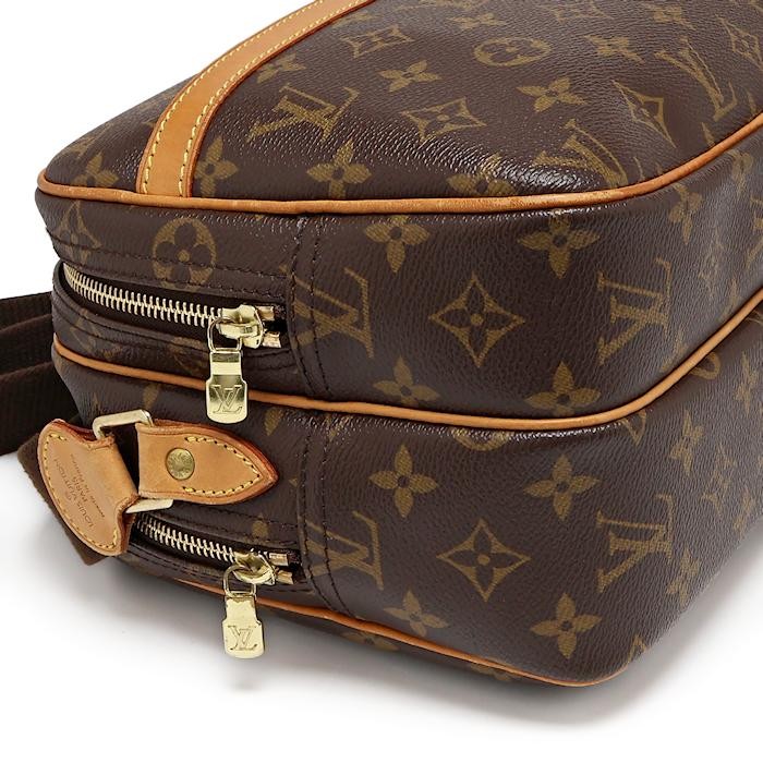 LOUIS VUITTON Bag: Reporter PM M45254 Monogram Brown W28H21D11cm;