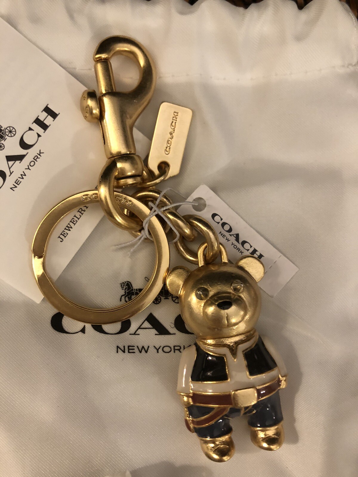 COACH STAR WARS Keychains Darth Vader, Chewy, Han Solo, Princess Leia, Yoda NWT!