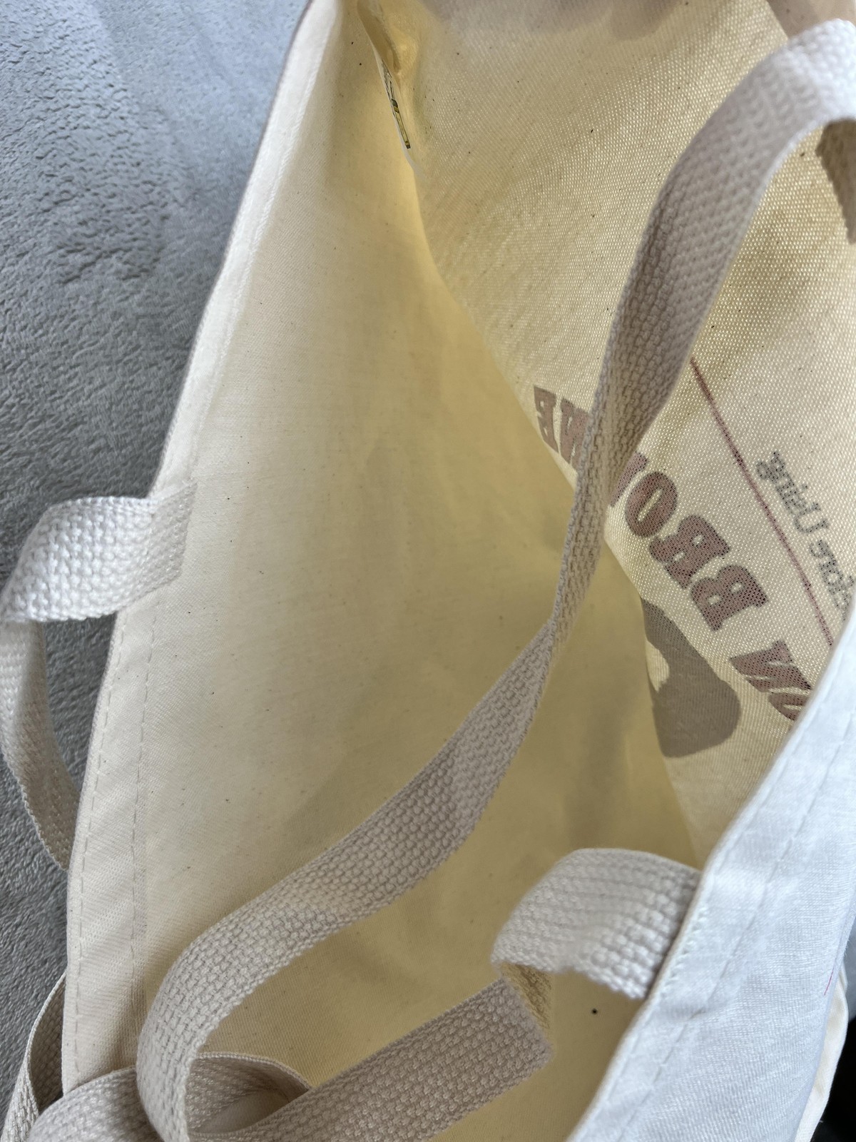 Jackson Browne EnviroTote Canvas Tote Bag Natural Concert Merch USA Album Art