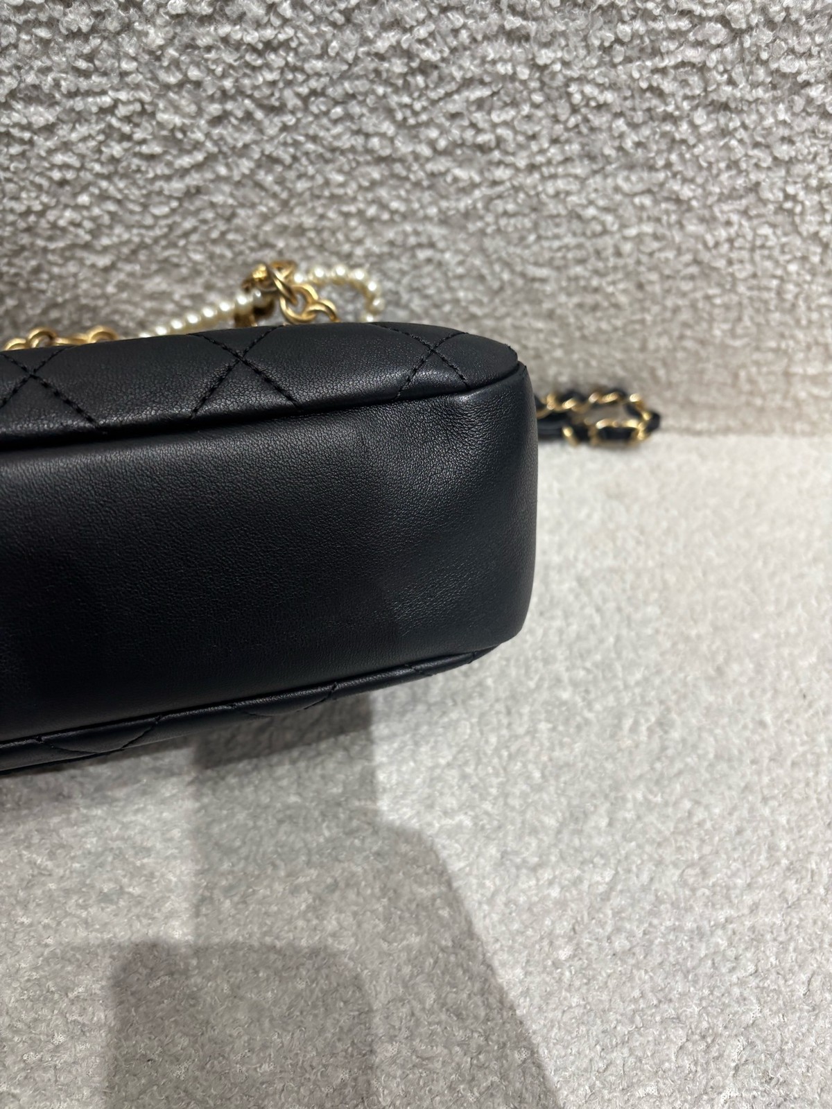 Chanel Egypt Collection Normal Size Black Lambskin Shoulder/Crossbody Bag Duty P