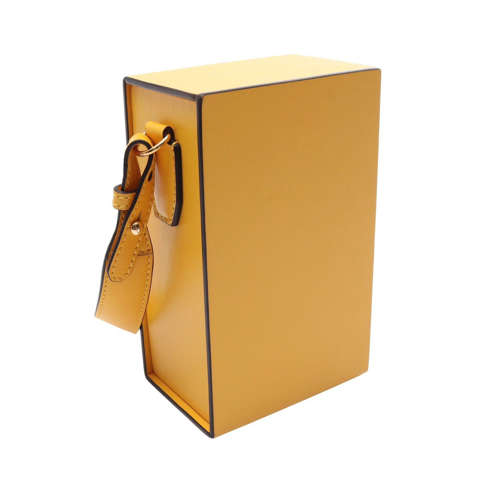 Fendi Shoulder Bag Yellow Leather #RCB13586