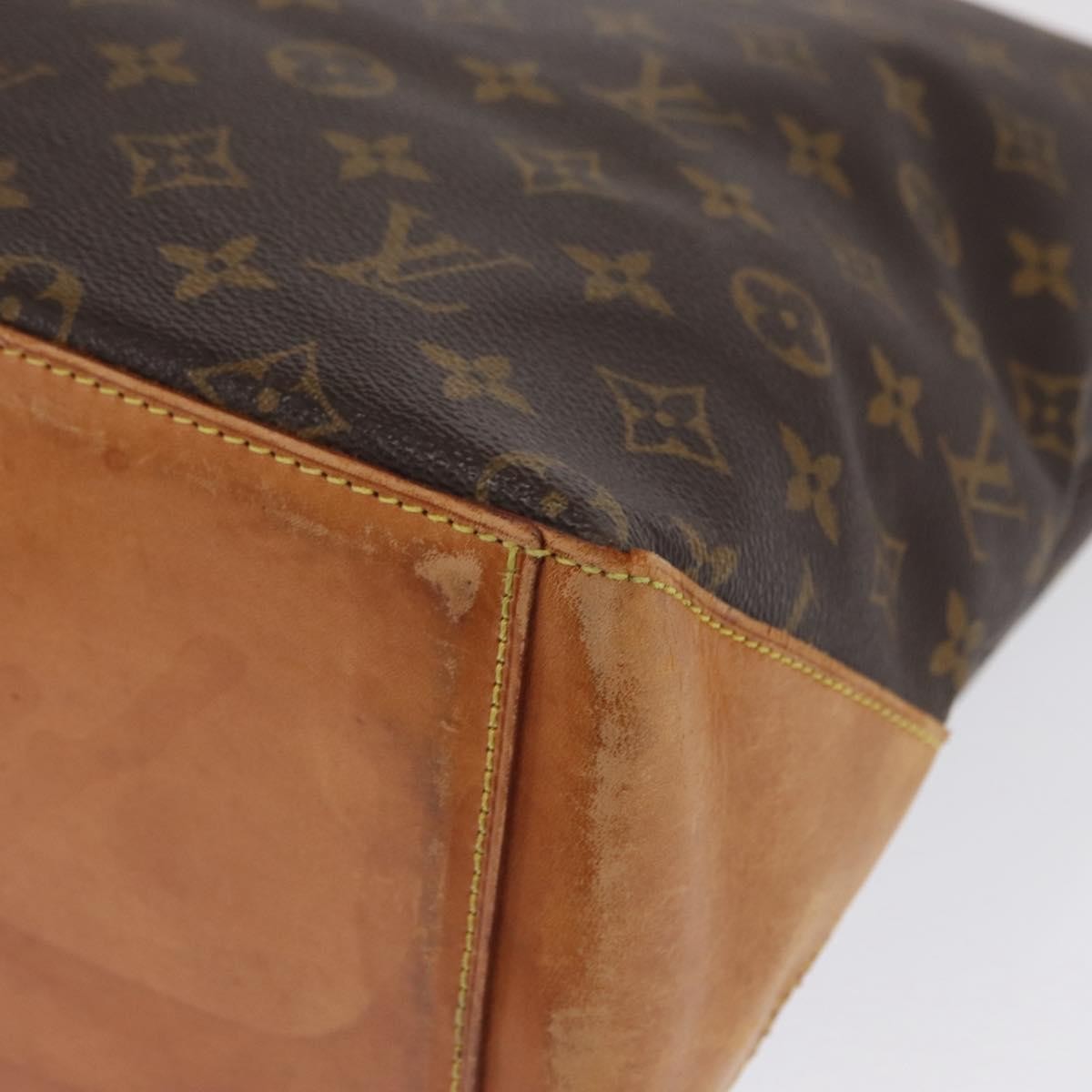 LOUIS VUITTON Monogram Cabas Mezzo Tote Bag M51151 LV Auth 89686