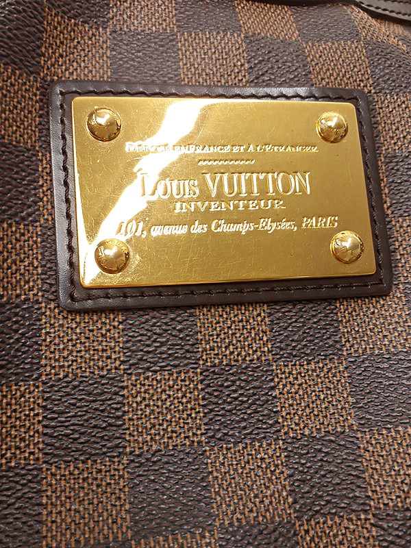Louis Vuitton Damier Thames PM N48180 Canvas Red Shoulder Bag Women’s #TB3564