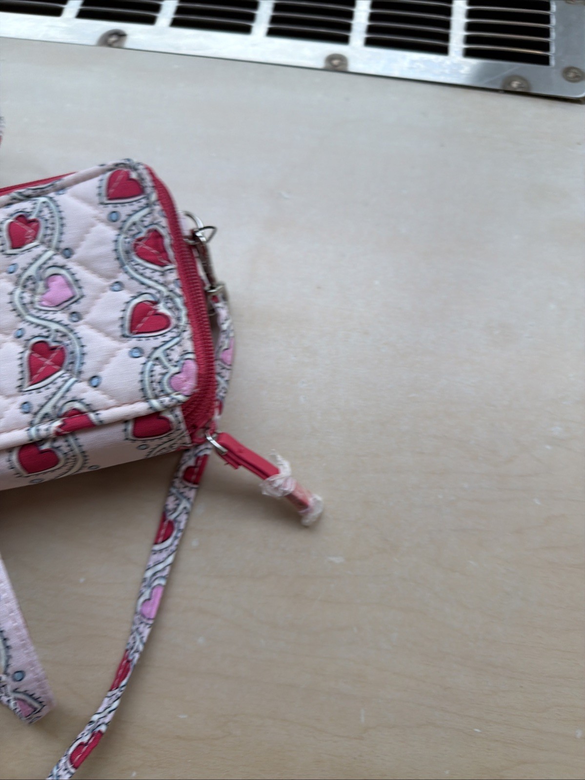 Vera Bradley Hearts Iconic RFID All In One Crossbody STITCHED HEART VINES ~ NWT