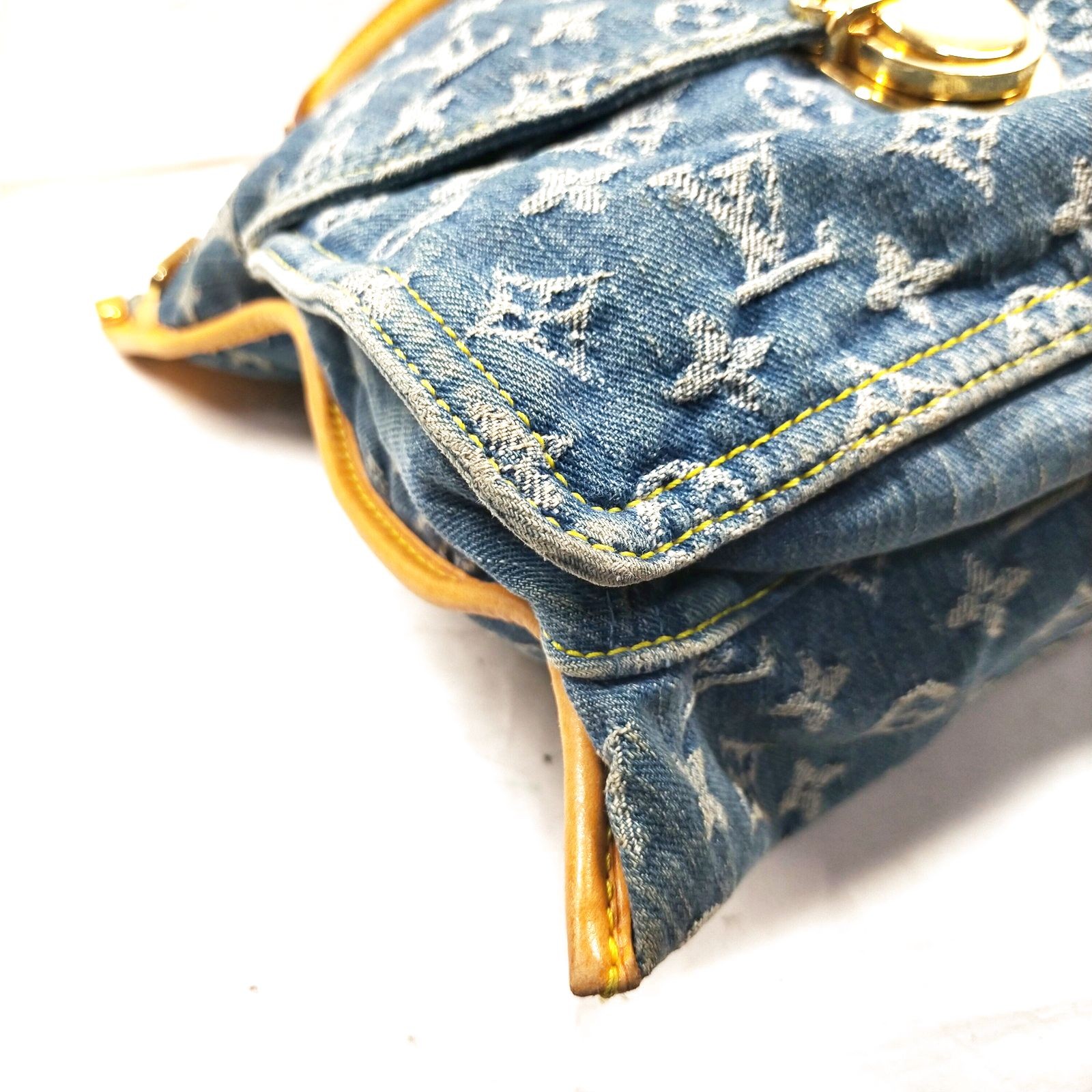 Louis Vuitton LV Tote Bag M95018 Flat Shopper Monogram Denim 2284152