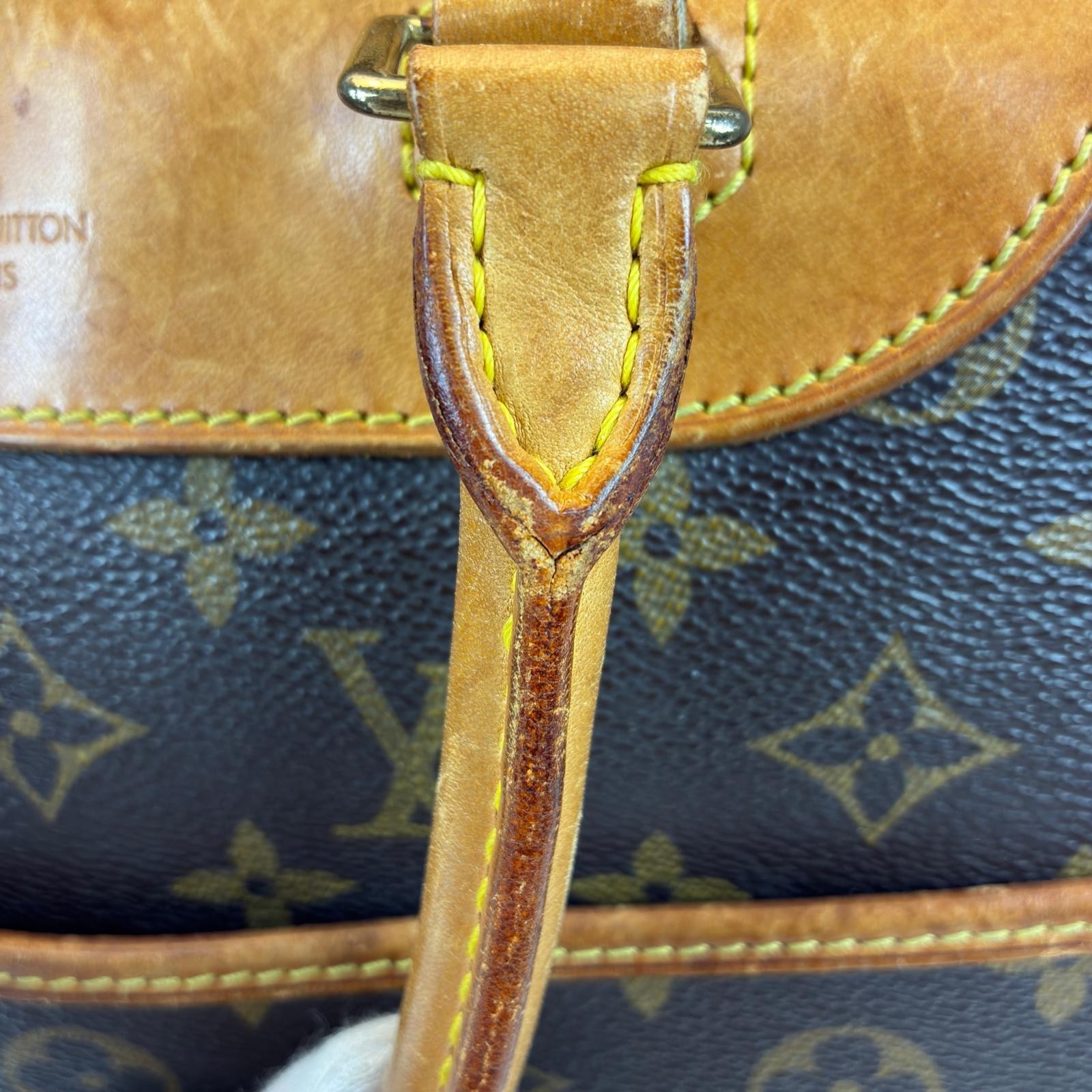 LOUIS VUITTON Deauville Handbag M47270 Monogram canvas Brown