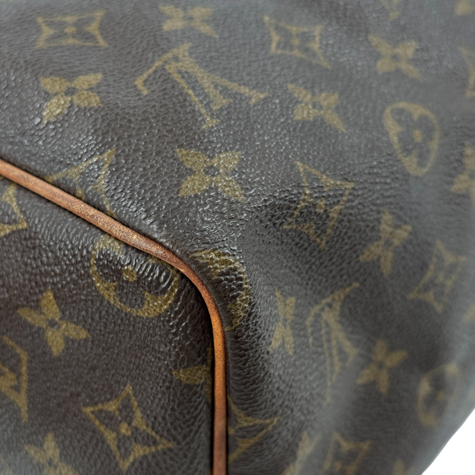 Auth LOUIS VUITTON Speedy 30 Monogram Canvas Brown Top Handle Boston Bag M41526