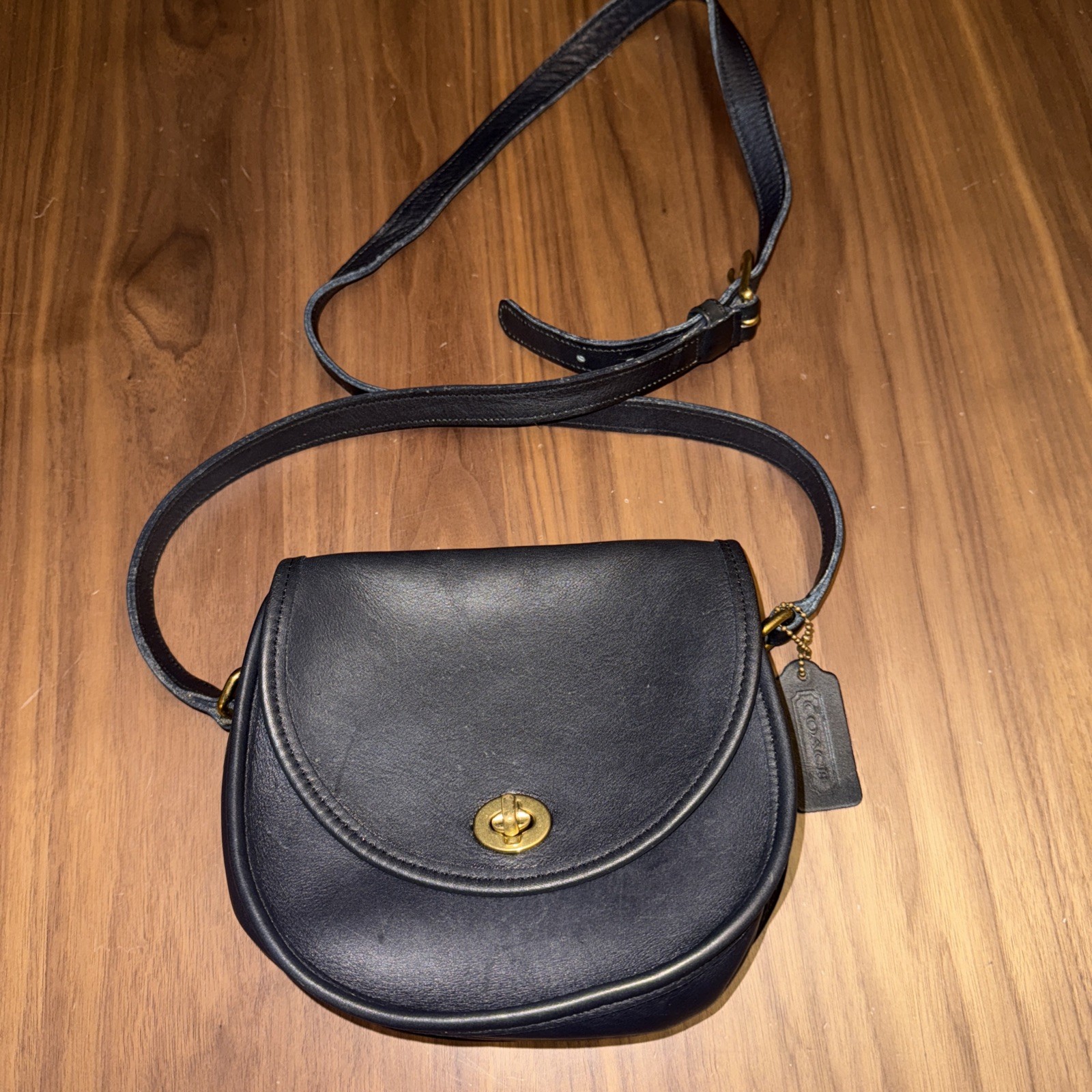 Vintage Coach Watson 9981 Blue Crossbody Shoulder Bag United States