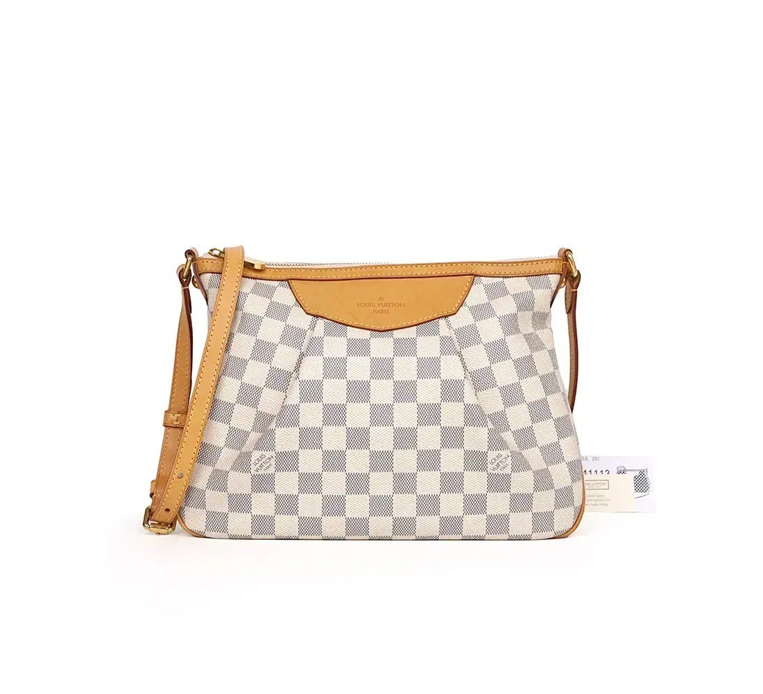 Louis Vuitton Damier Azur Siracusa PM N41113 Shoulder Bag