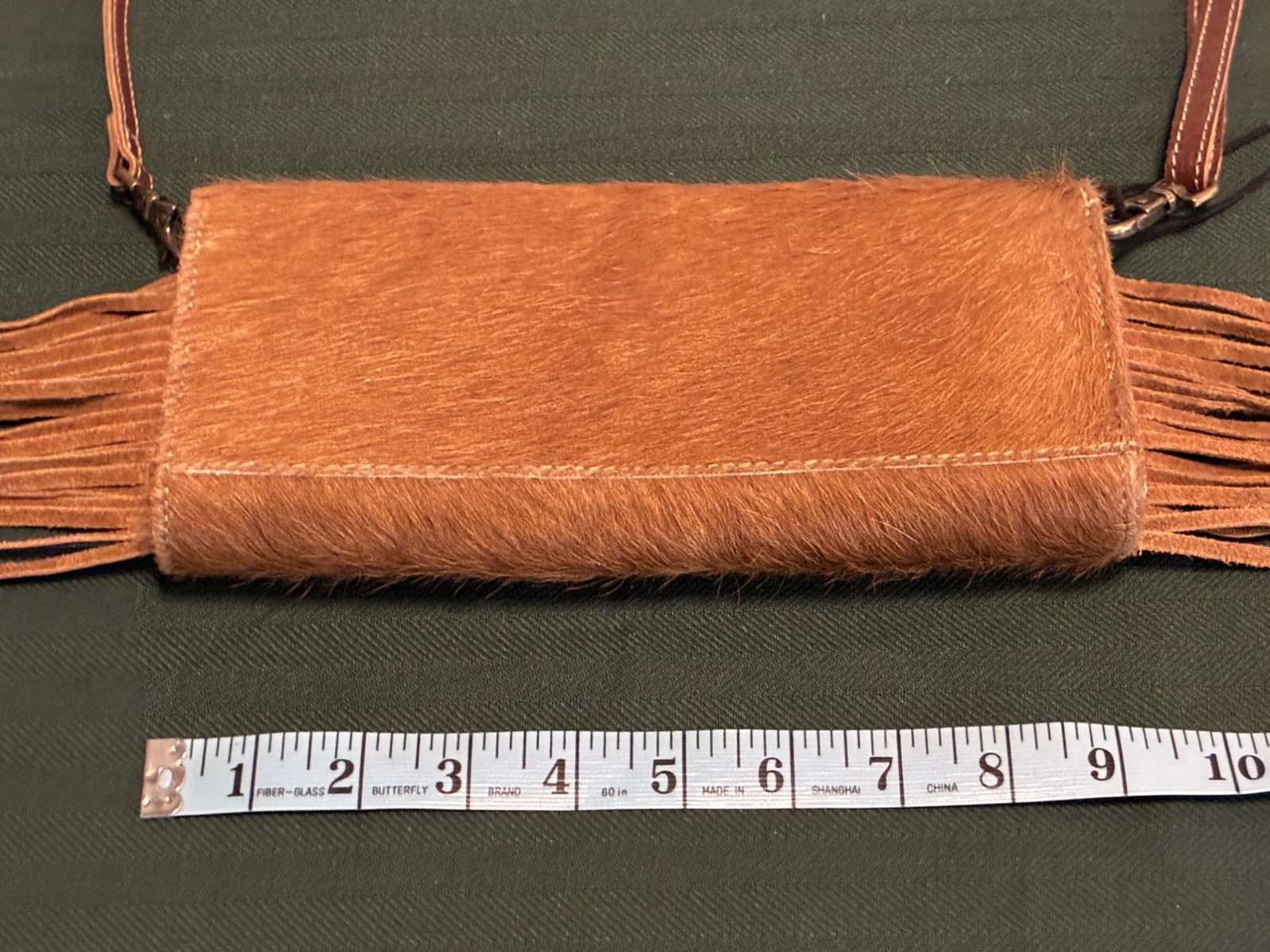Myra Bag Western Crossbody Shoulder, Clutch Purse Hair On Cowhide Tooled Leather