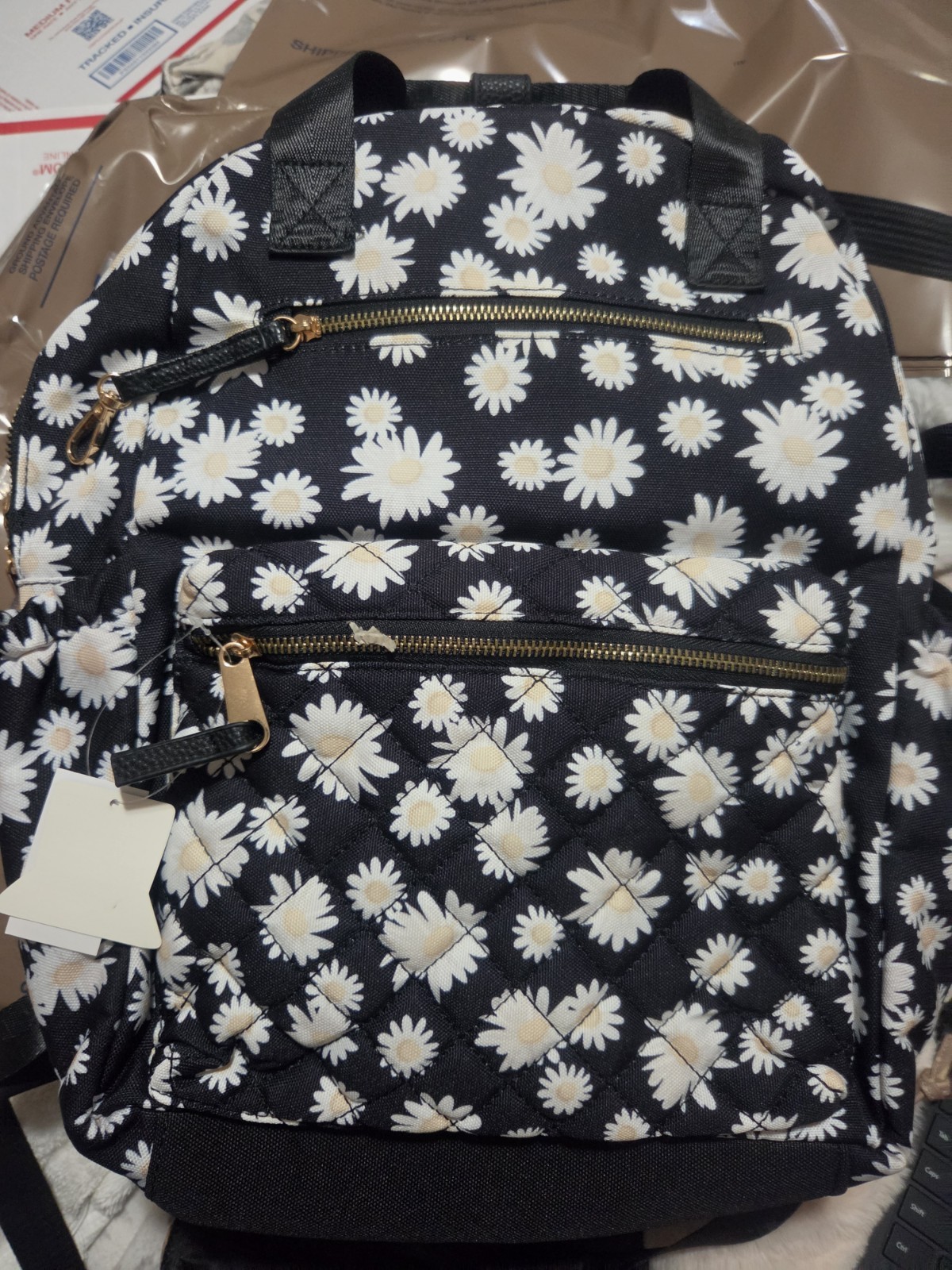 Daisy Backpack Laptop Sleeve Inside 18in