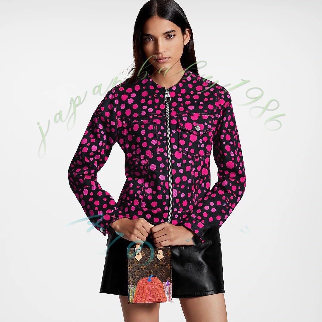 Louis Vuitton YK Yayoi Kusama Pumpkin M82112 Petite Sac collaboration e380