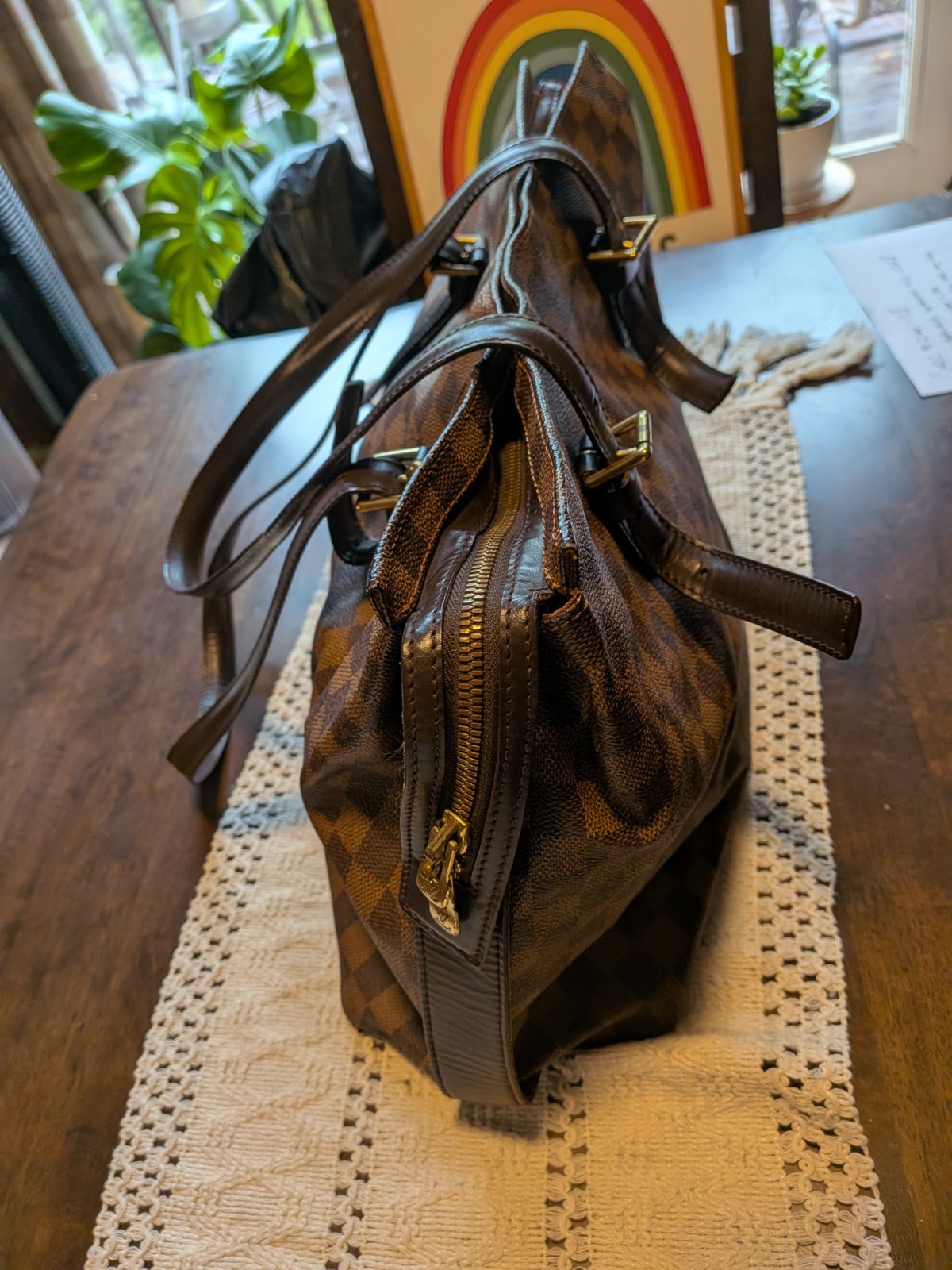 Authentic Luis vuitton Damier Chelsea tote bag
