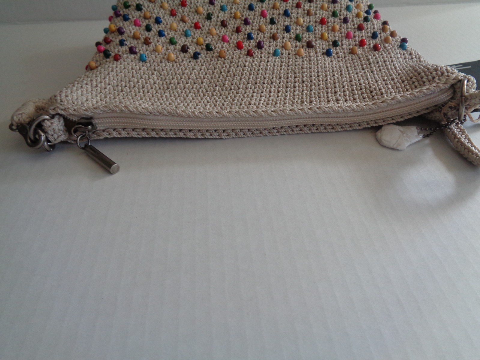 “The Sak” Lumi Crochet Small Crossbody Women’s Purse. Multicolor Beads NWT