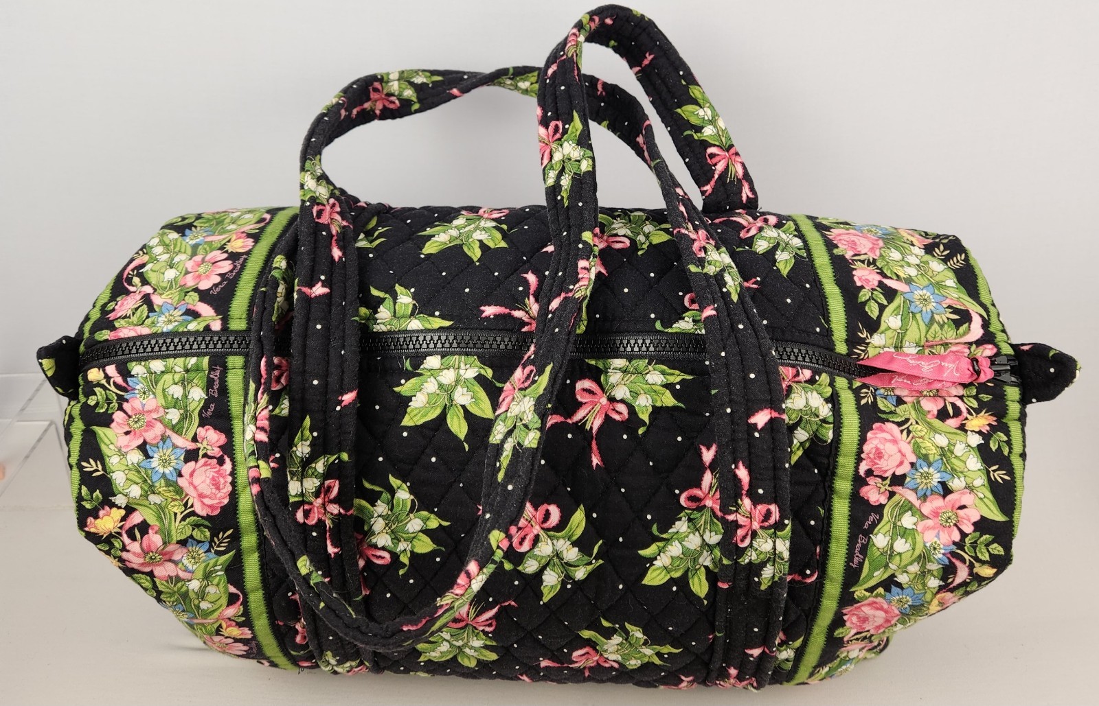 Vintage Vera Bradley Quilted Small 18″ Duffel Bag in New Hope Pattern