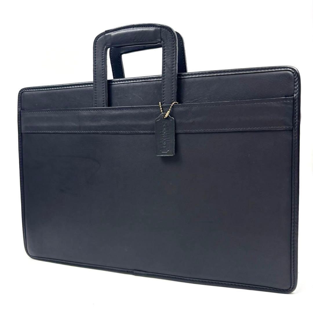 COACH Old Coach 5351 Business Bag Briefcase Black
