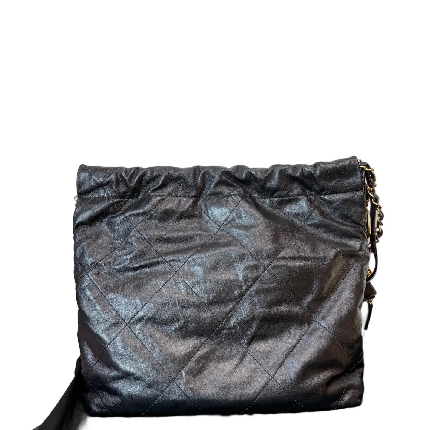 Chanel Quilted Small 22 Black Calfskin (pp072026a1r)