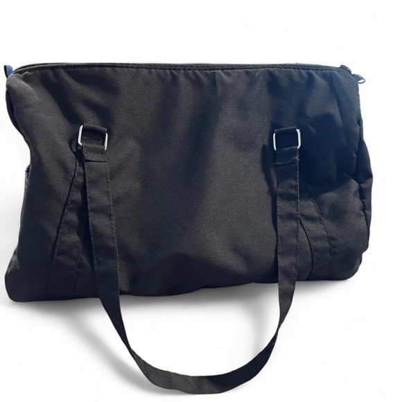 Evenflo Black Multi Pocket Utility Tote Over-Night Travel Gym Bag Classic