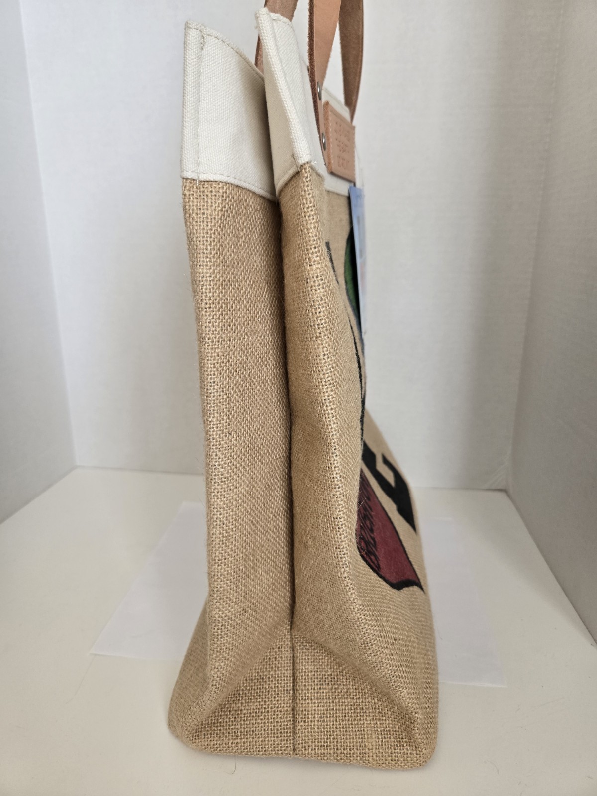 Brighton Love The Earth Day Natural Jute Leather Shopper Tote Bag w/Original Tag