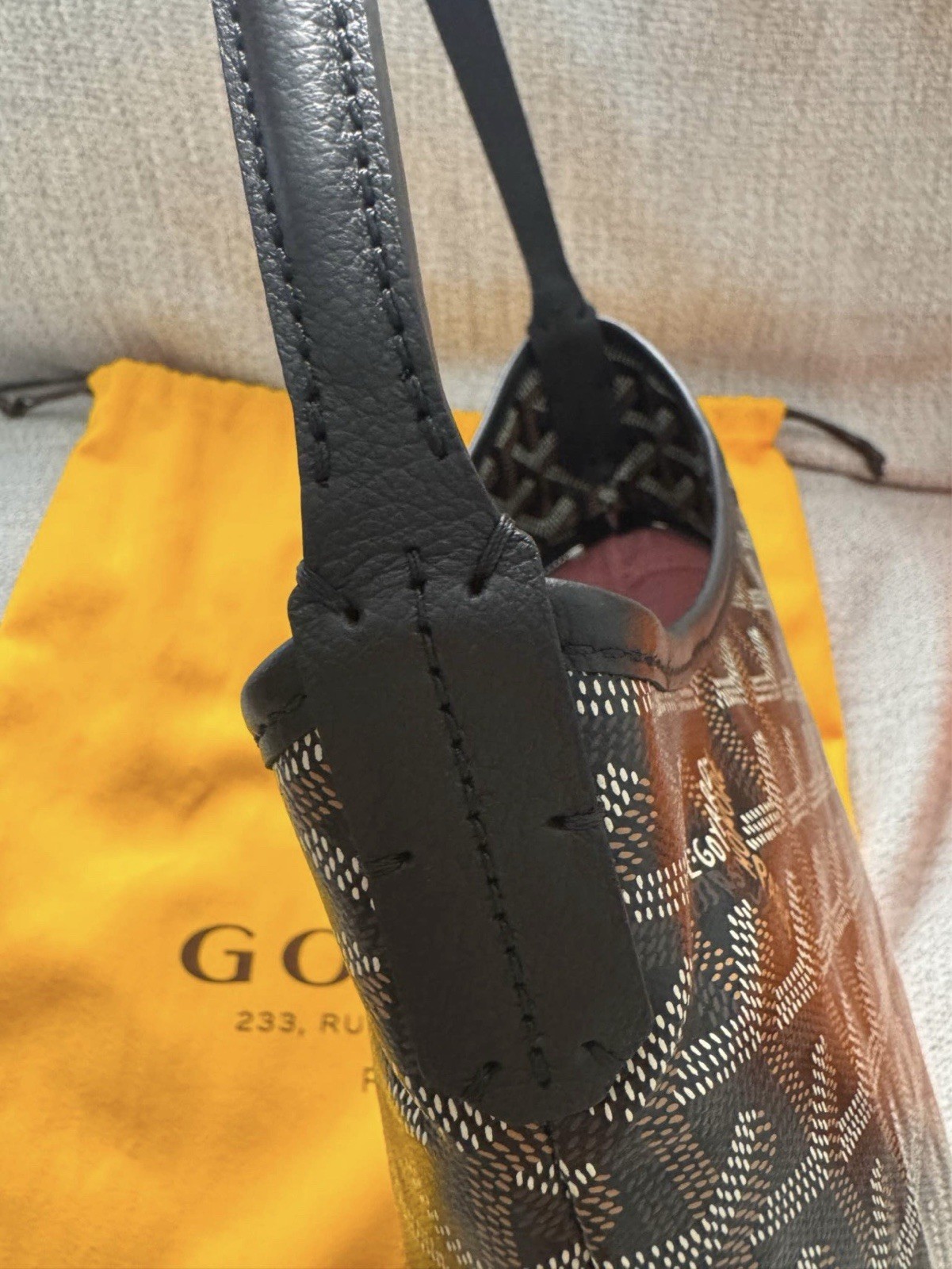Goyard LIMITED EDITION Boheme Hobo Shoulder Bag With Tags And Dust Bag
