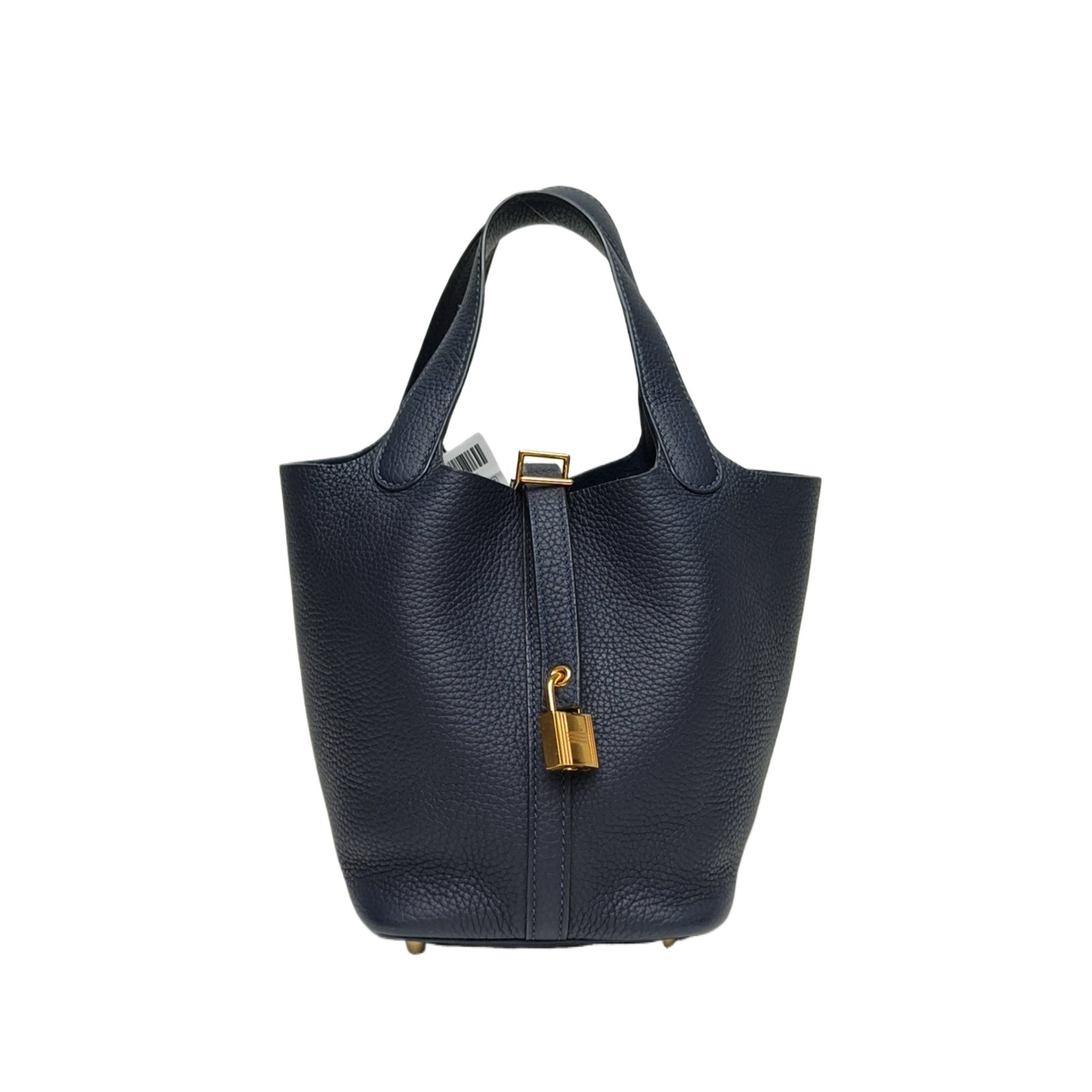 HERMES Picotin 18cm Bleu Nuit(2Z) Clemence Leather 2020 Handbag