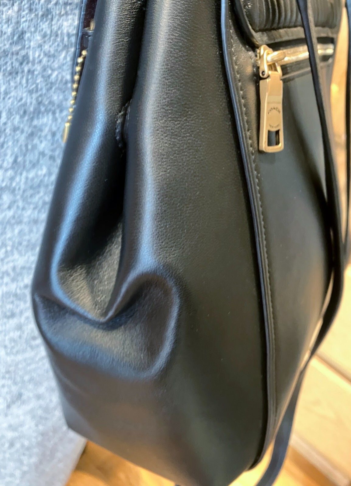 Coach Parker Larger 18 Convertible Backpack in Quilted Leather 40604 Black/Brass