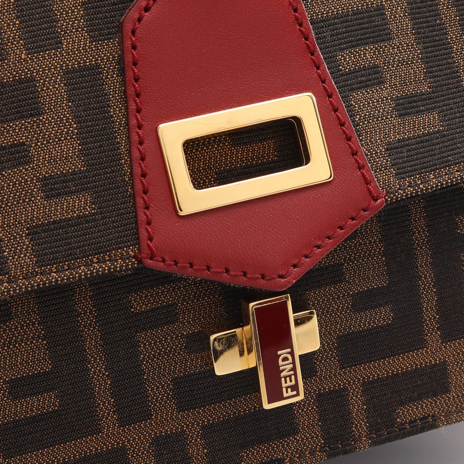 Fendi 2WAY Handbag Black Leather #RCB13705