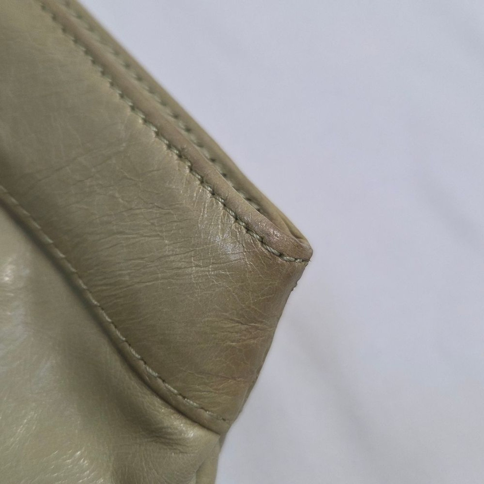 Hobo Key Lime Leather Clutch Wristlet