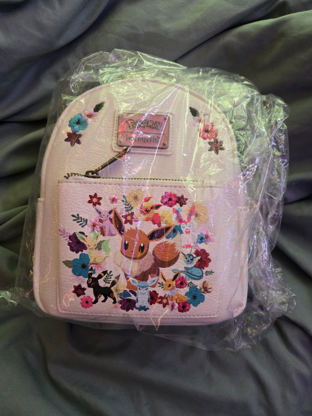 Loungefly Pokemon Eeveelutions Floral Mini Backpack