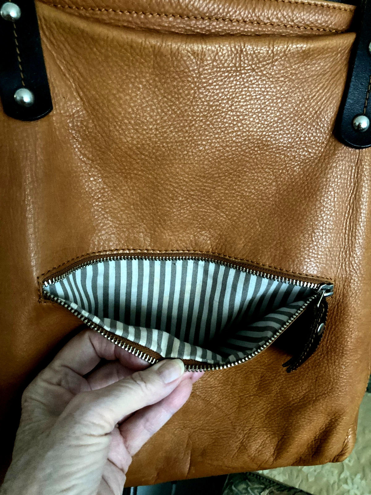 Vintage Artisan Leather Handbag – Made in Vic, Barcelona