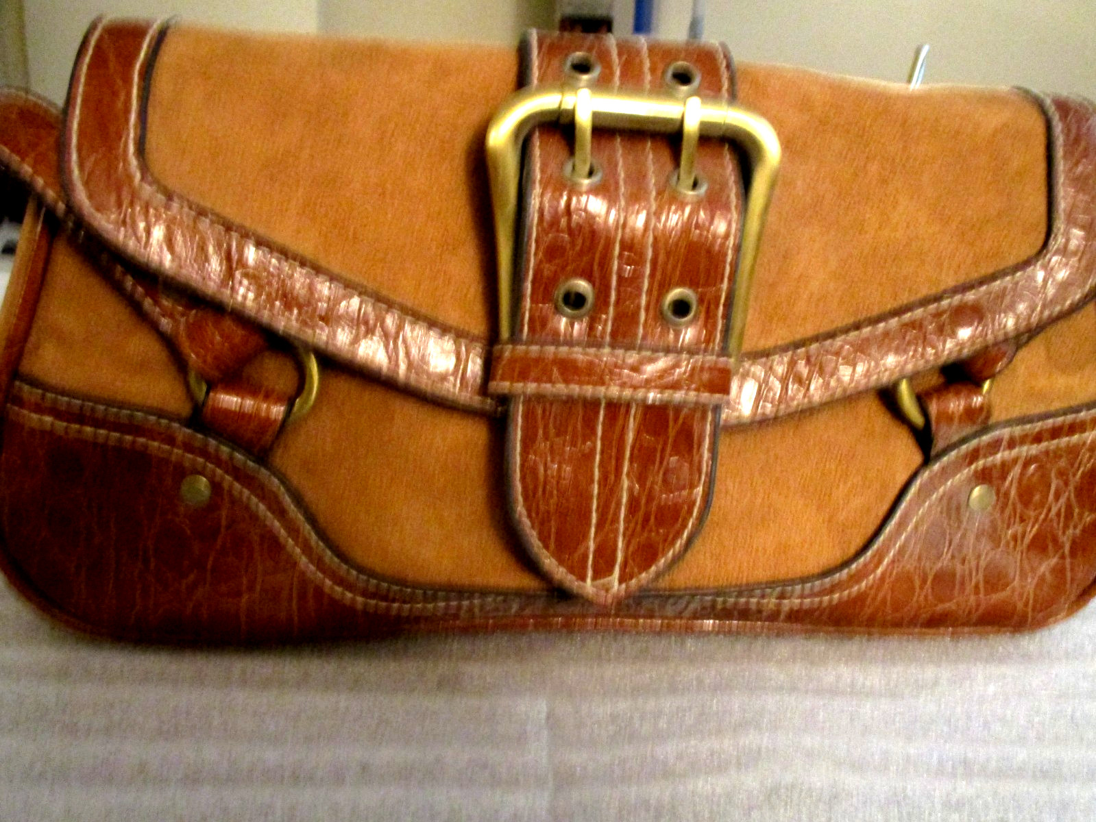 PURSE 100% POLYESTER,WITH VINYL TRIM, MADE IN CHINA