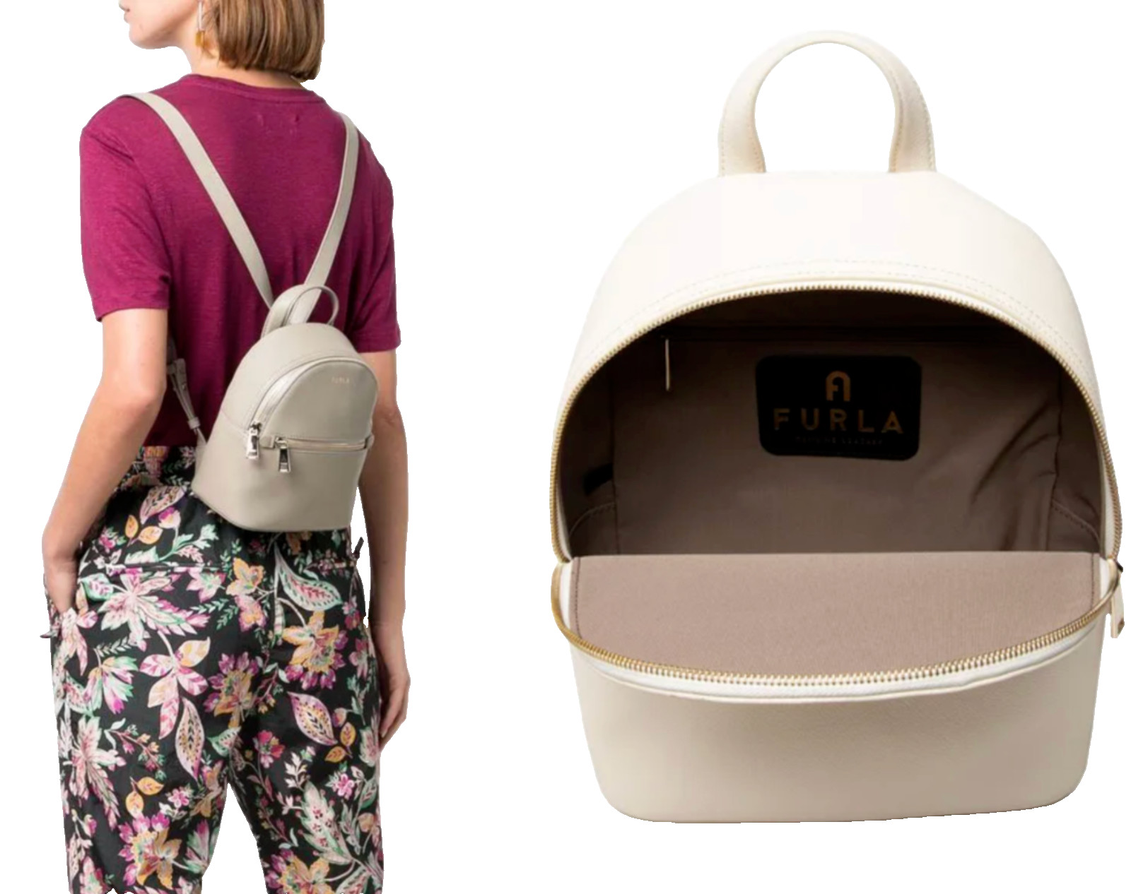 Furla Libera Mini Backpack Rucksack Bag Shoulder-Bag Handbag Shoulder Bag