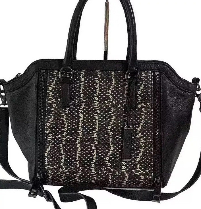 Linea Pelle Italian Leather Handbag Crossbody Shoulder Bag Tote