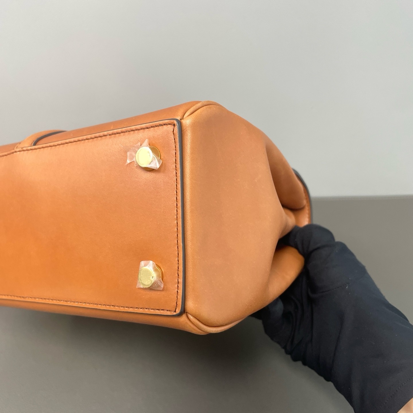 Celine 2022 Soft 16 Small Caramel Smooth Calf Leather 3 Way Bag Duty Paid