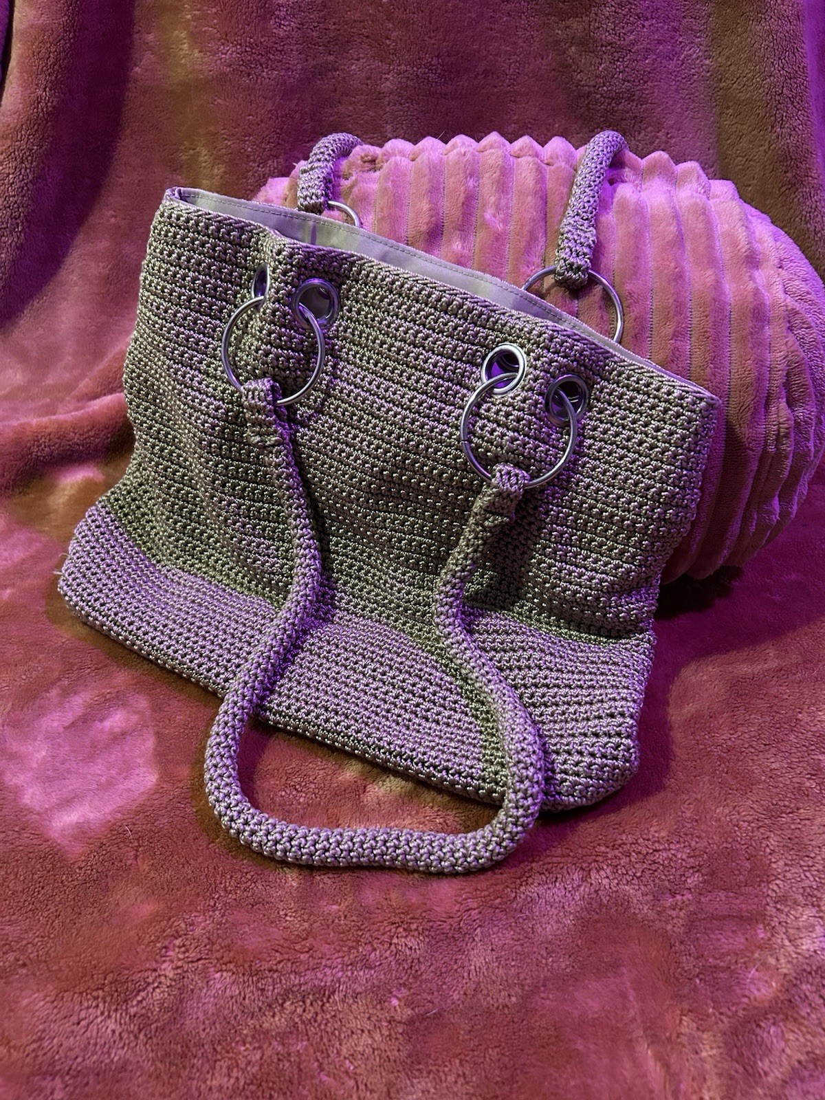 Knit Boho Shoulder Bag