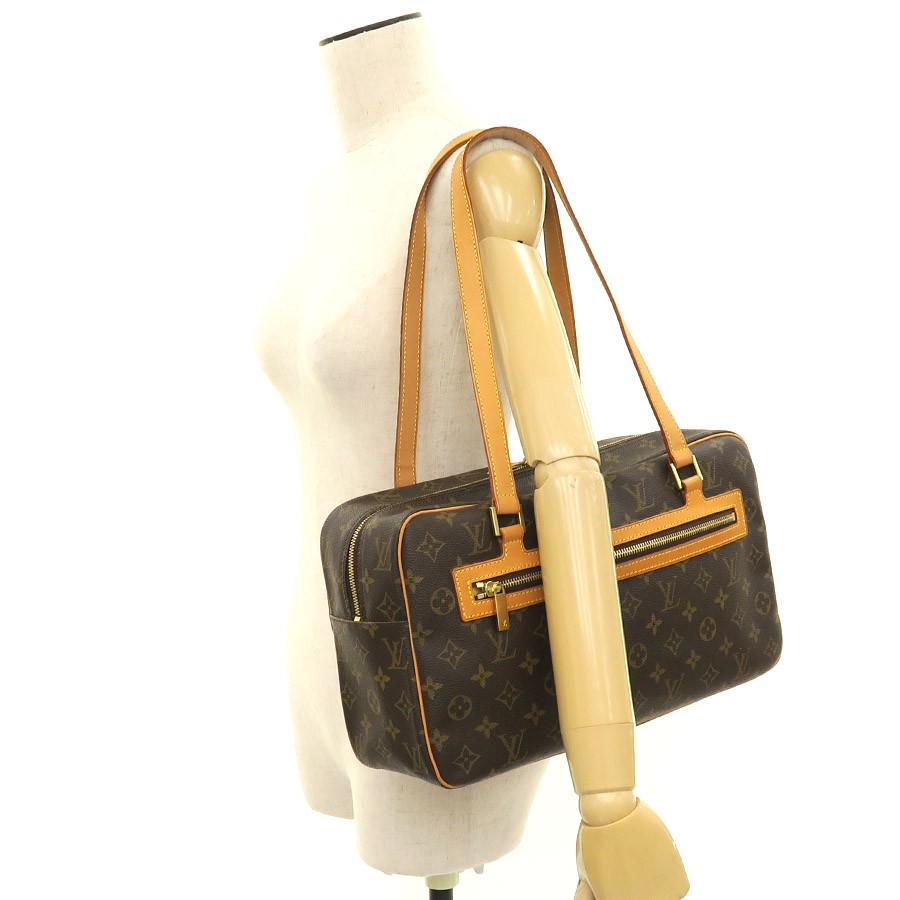 Louis Vuitton Cite GM M51181 Monogram Canvas Brown Shoulder Bag #SAB15601