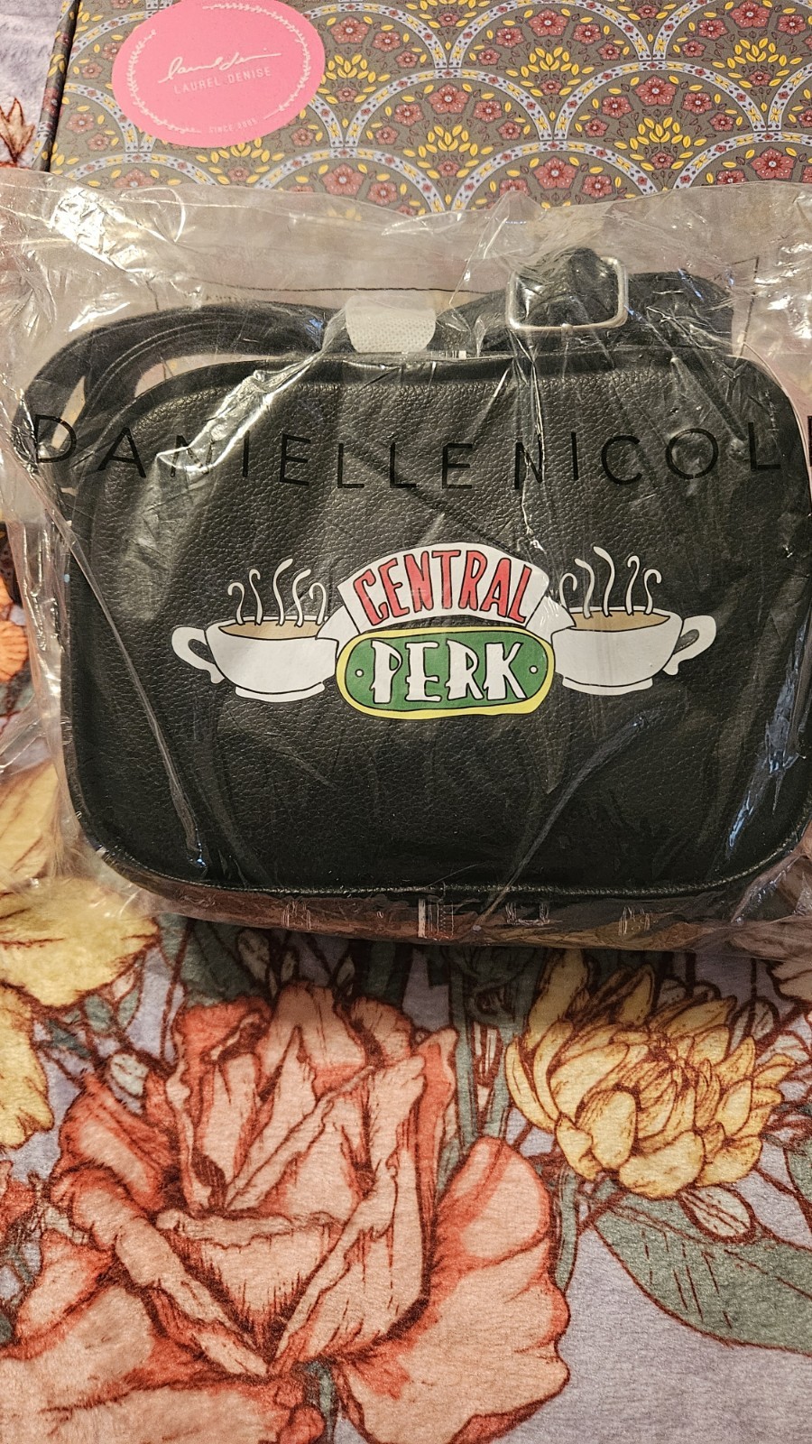 Danielle Nicole DANI FRIENDS TV SHOW CENTRAL PERK Crossbody Purse Bag Black