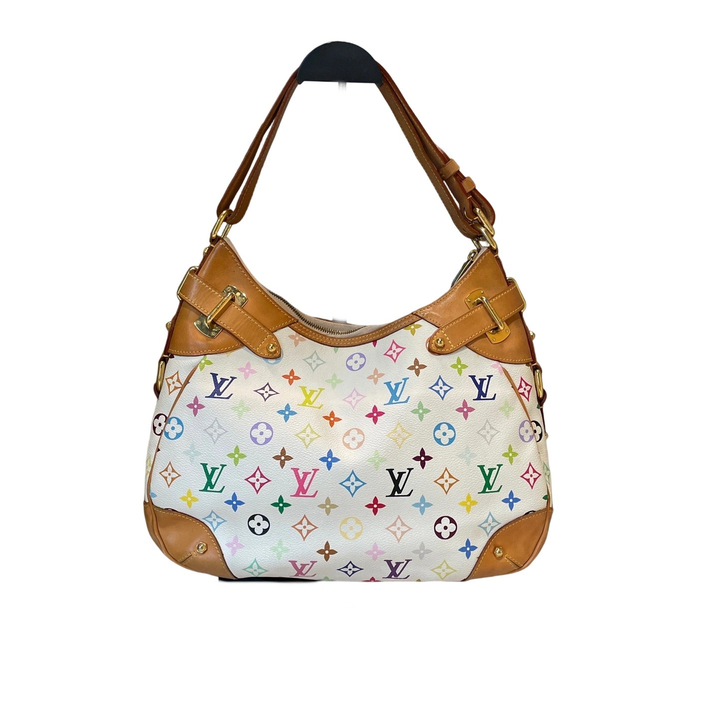 Louis Vuitton Greta Satchel Multicolor Monogram Canvas