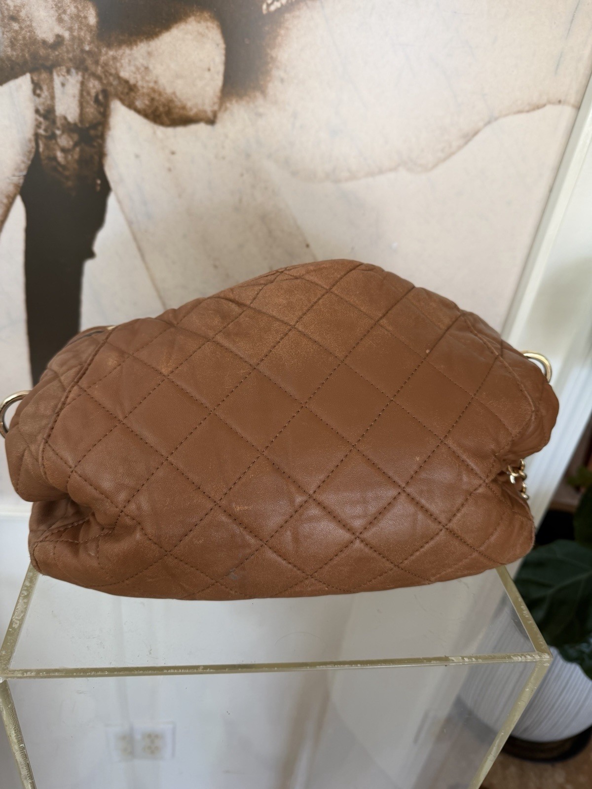Michael Kors Susannah MD Quilted Camel Color