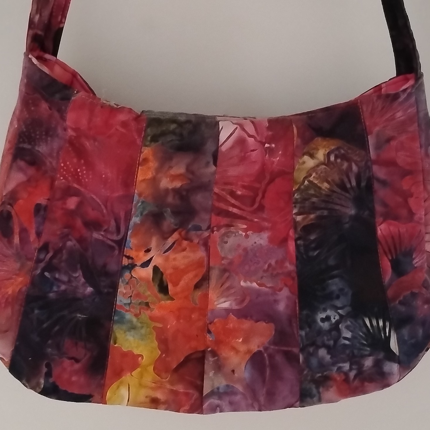 Quilted Patchwork Floral Shoulder Bag Multicolor Casual Flap Rectangle