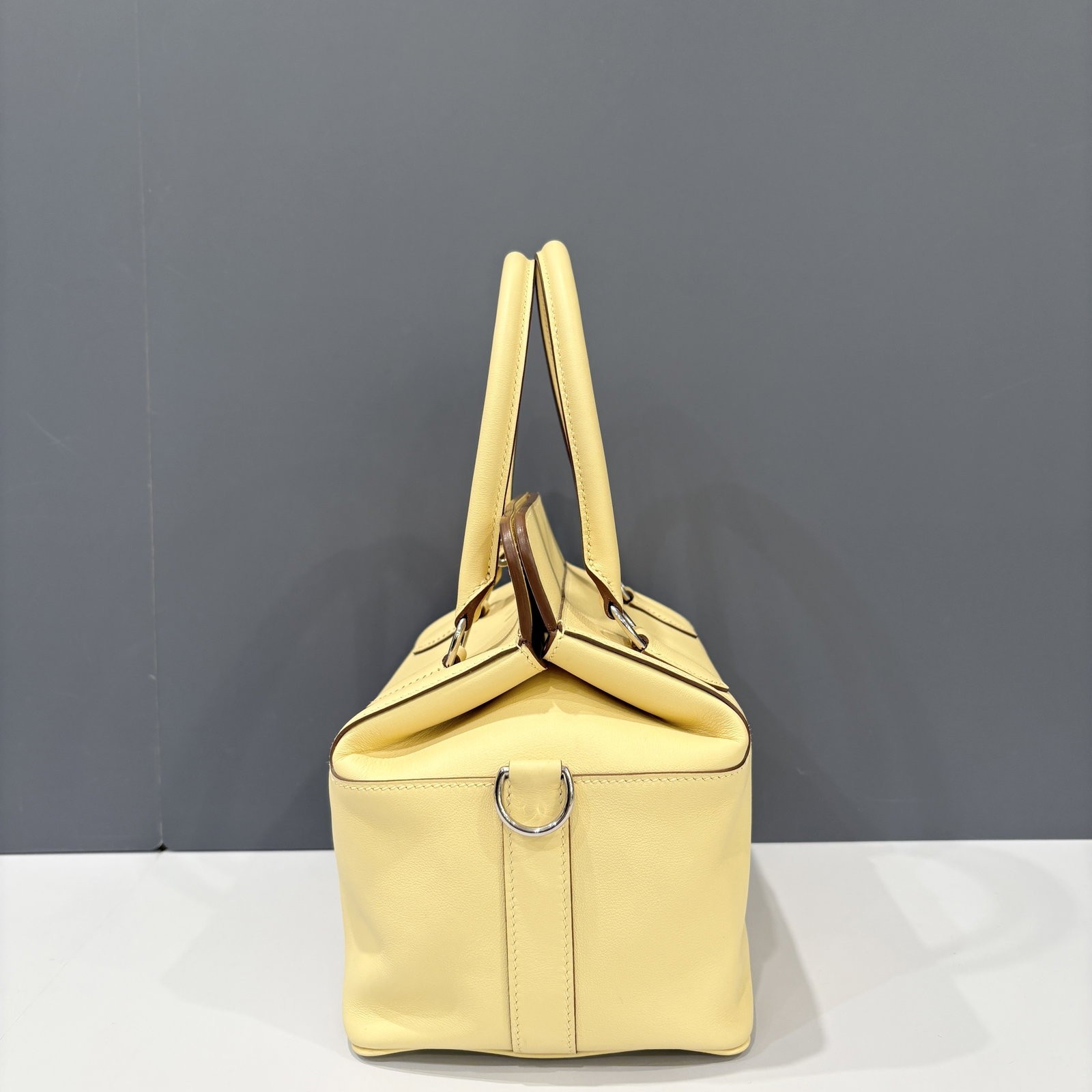 Hermes Toolbox 20 1z Jaune Poussin Swift (la070926a0)