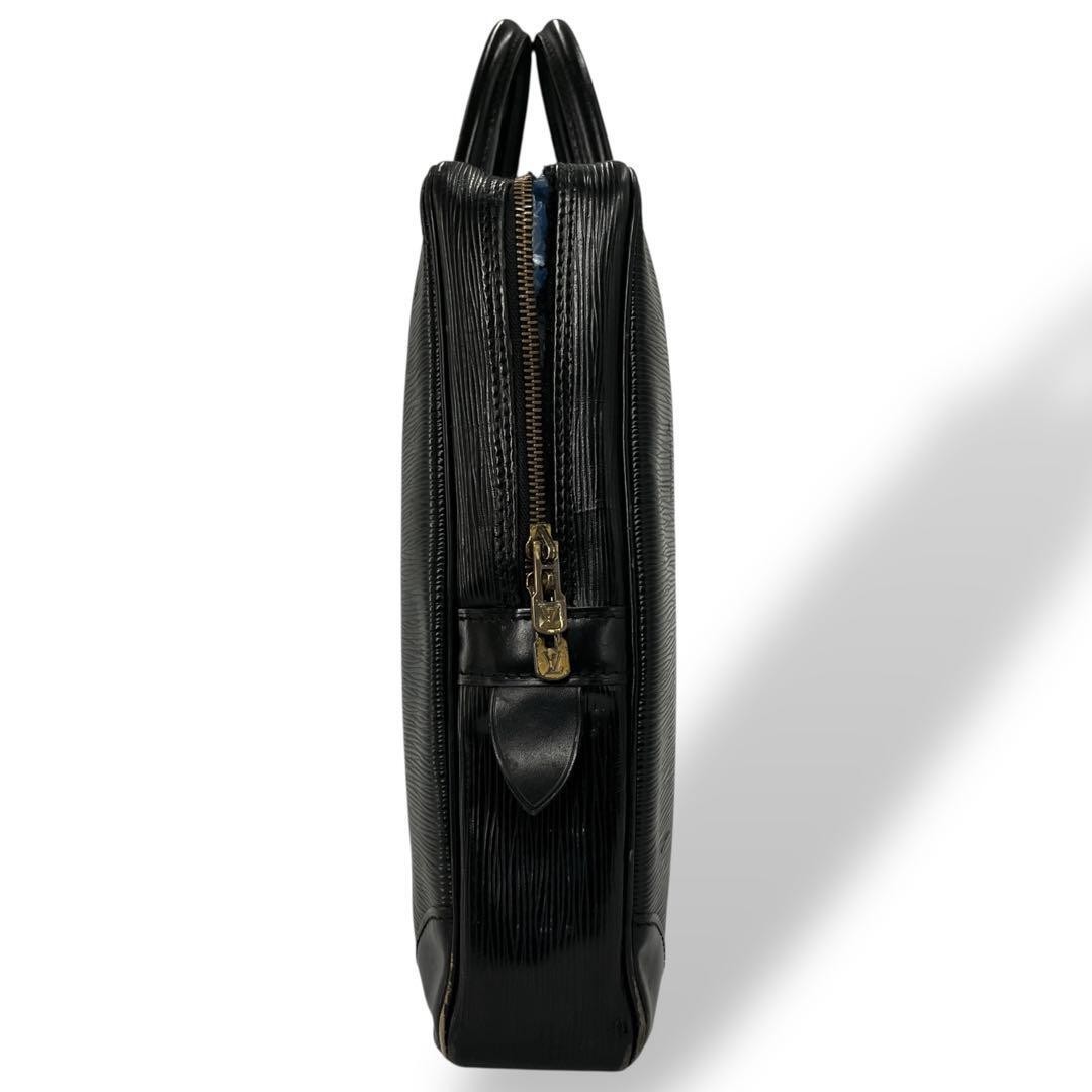 Louis Vuitton Business Bag Porte Documents Voyage Epi A4 Black Black Epi Leather