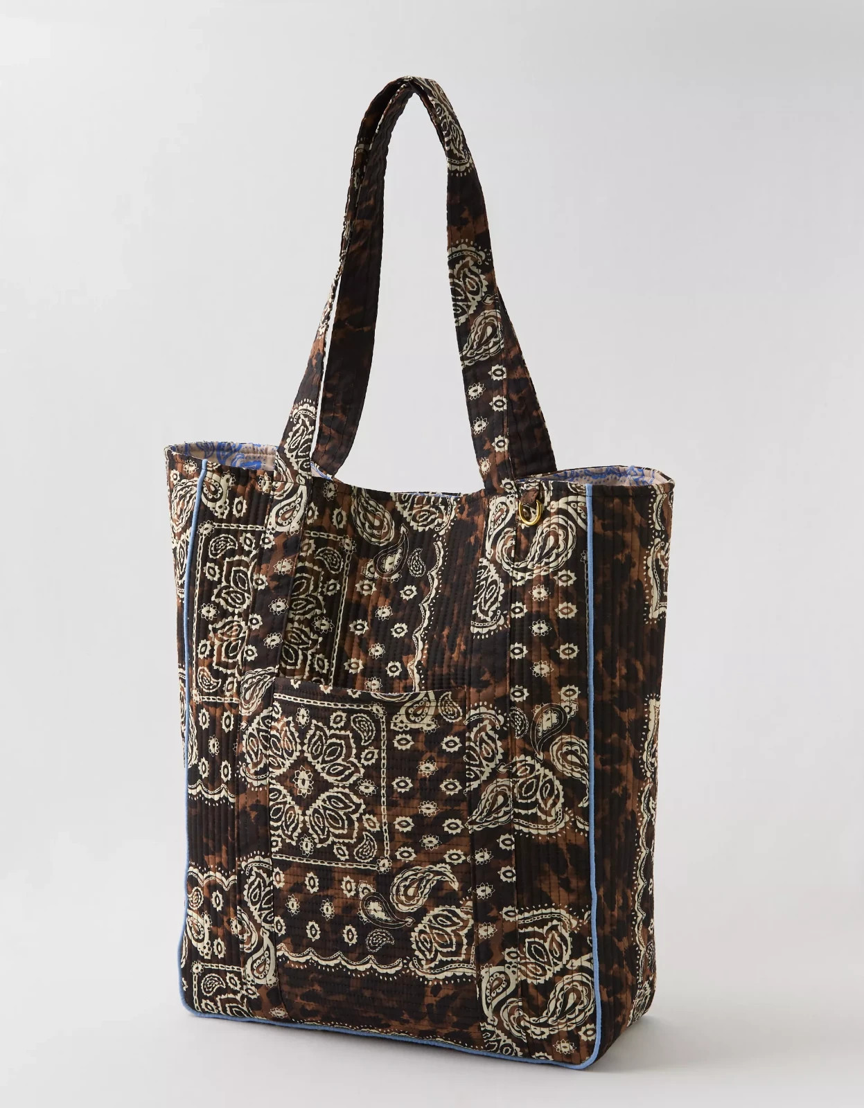 Aerie Quilted Tote Bag bonus AE AEO Bonus AEO Bracelet & Necklace 2-Pack