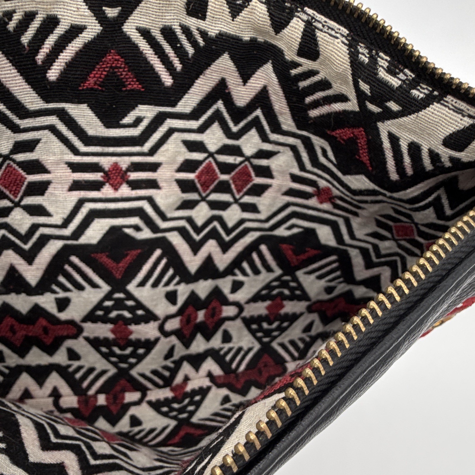 Y2K bohemian Aztec/tribal interior canvas. Festival Boho Clutch/CB/OTS options