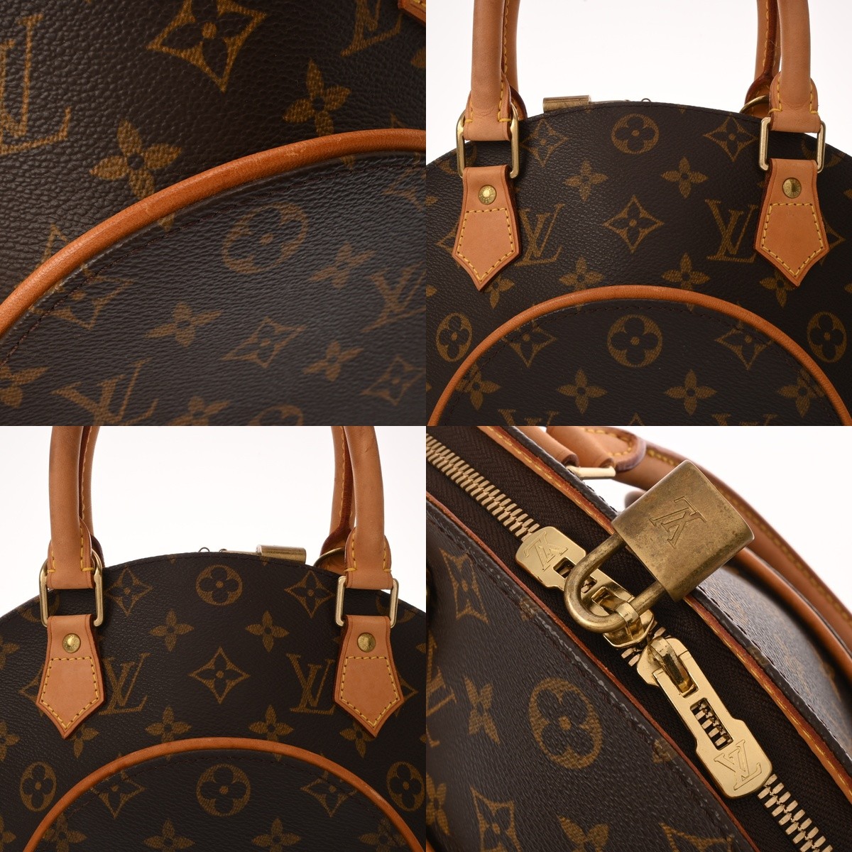 LOUIS VUITTON Ellipse MM M51126 Monogram Monogram canvas Brown Women Handbag