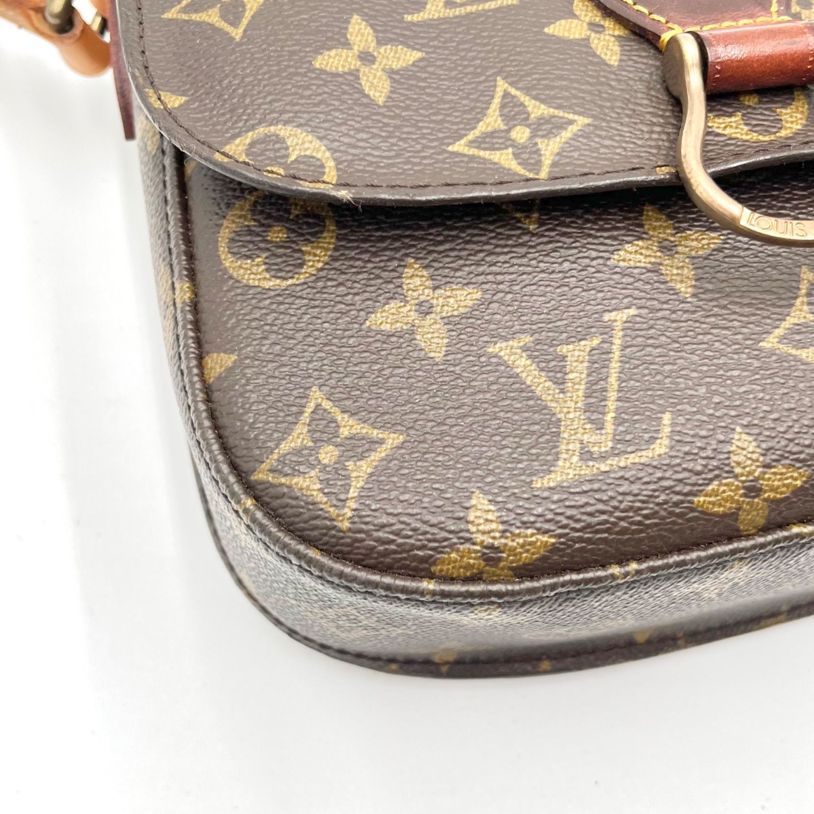 Auth LOUIS VUITTON Monogram Saint-Cloud GM Shoulder Bag M51242 2Y9492