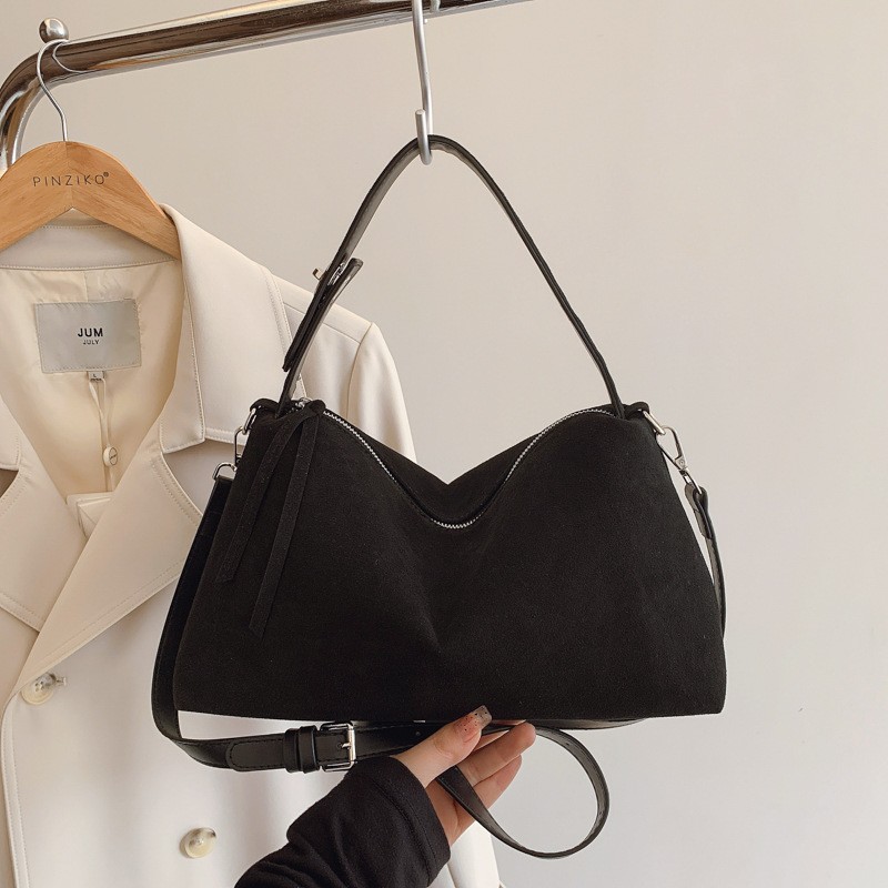 New Matte Underarm Bag Women’s Fashion Simple Handbag Large Diagonal Bag