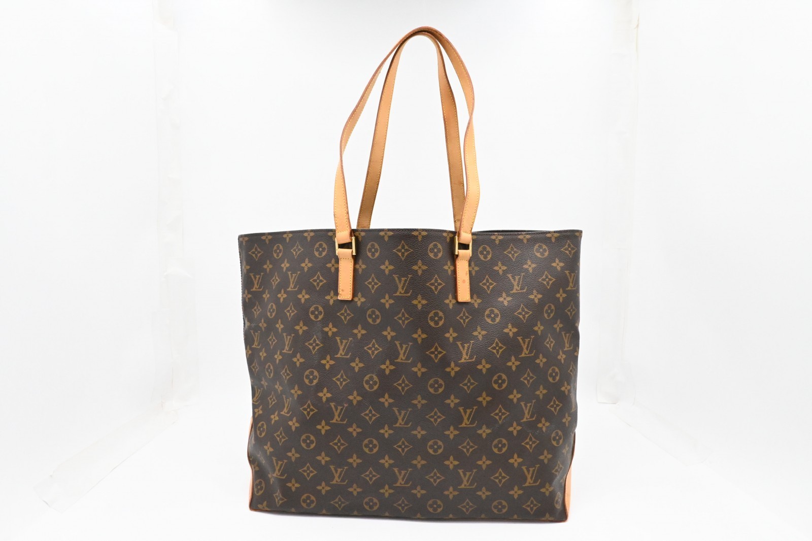 Authentic Louis Vuitton Monogram Cabas Alto Tote Bag M51152