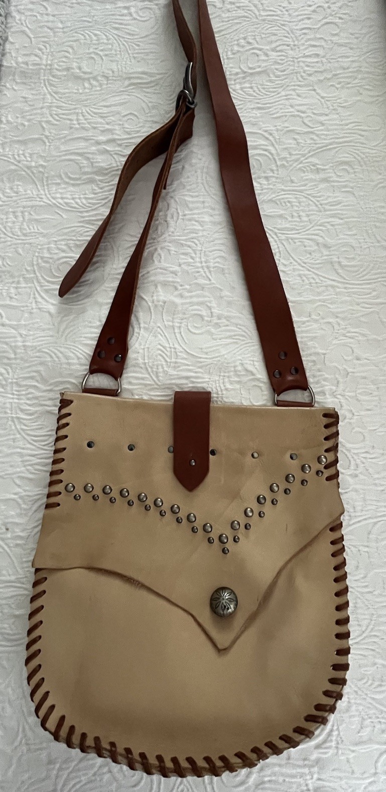 Custom Made/Western High Quality Leather BohoLux OAK Crossbody Handbag