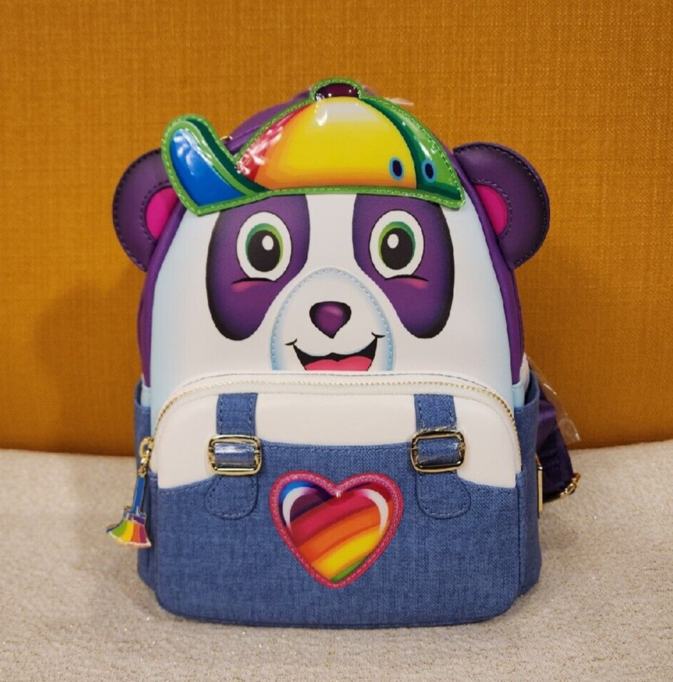 Loungefly Lisa Frank Panda Painter Cosplay Mini Backpack NEW